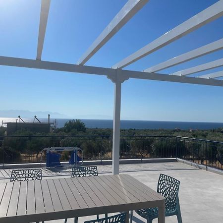 Villa Blue Cocoon - Chrani Messinia Peloponnese- Sea View 800 M From Beach Exterior foto