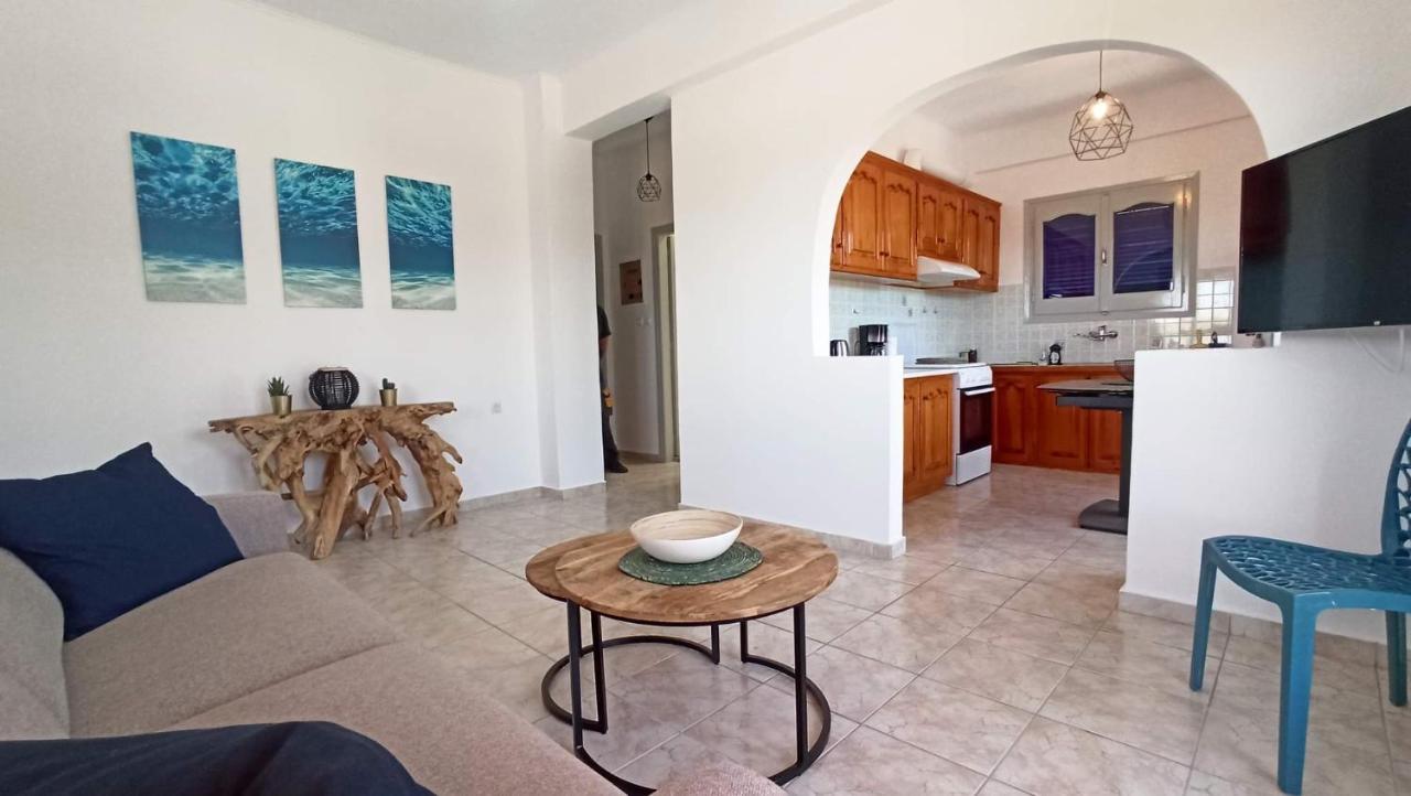Villa Blue Cocoon - Chrani Messinia Peloponnese- Sea View 800 M From Beach Exterior foto