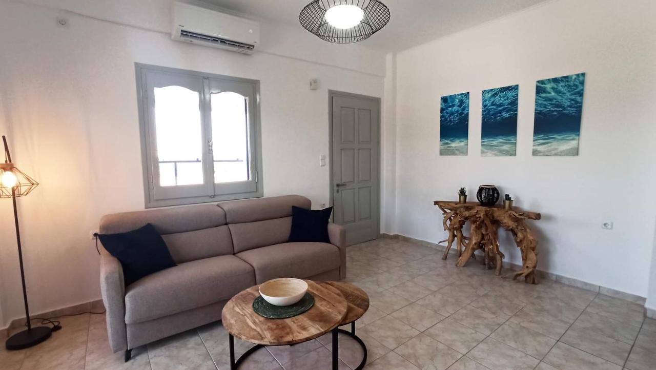 Villa Blue Cocoon - Chrani Messinia Peloponnese- Sea View 800 M From Beach Exterior foto