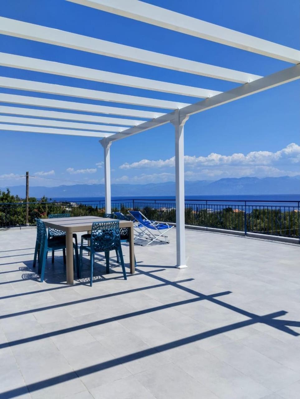 Villa Blue Cocoon - Chrani Messinia Peloponnese- Sea View 800 M From Beach Exterior foto